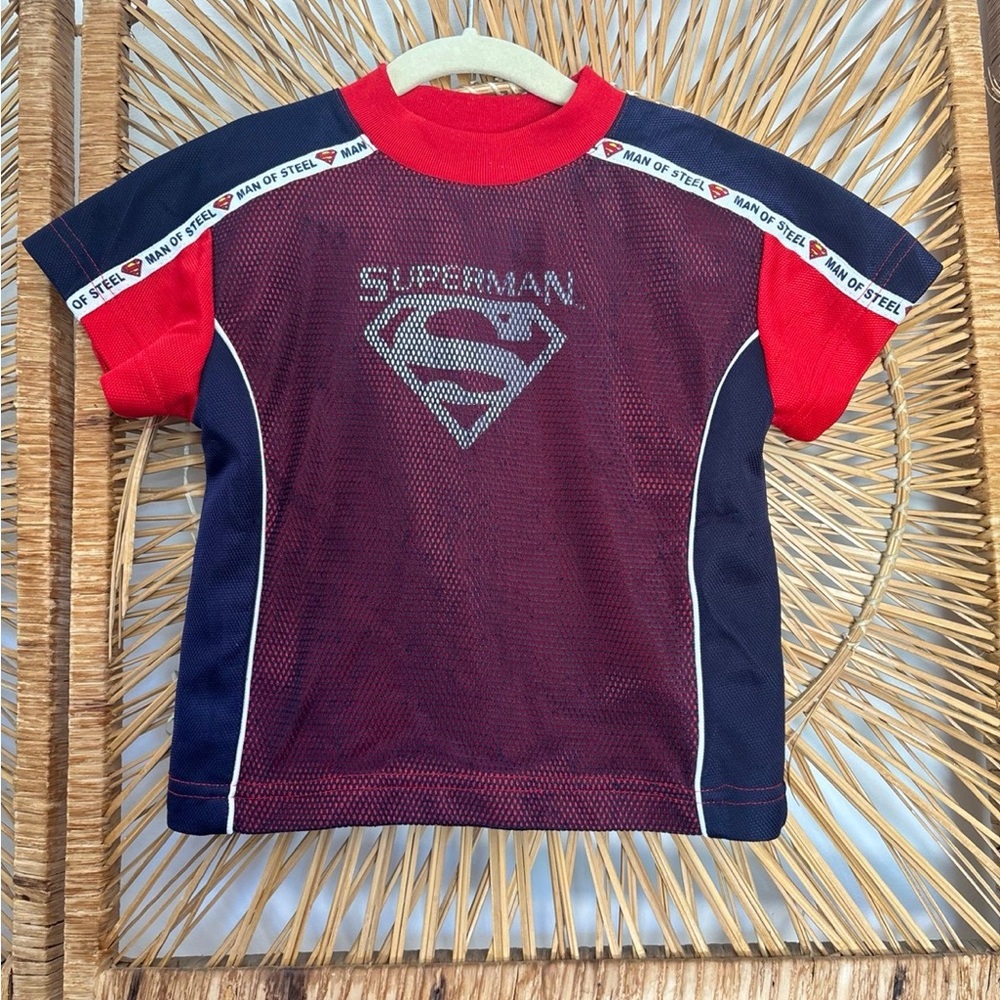 I gave kids Superman Red and Blue T-Shirt